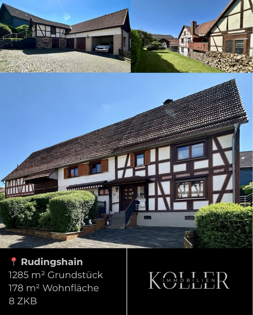 Renoviertes Fachwerkhaus mit weitläufigem Garten in Rudingshain · Schotten